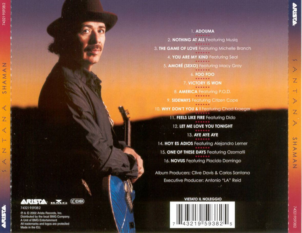 Santana  Shaman  back [Italian]